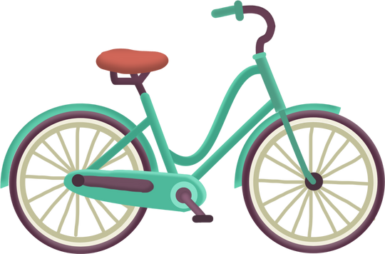 Bicycle Ride Illustration